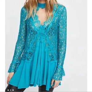 Free People Tell Tale Lace Dress / top.